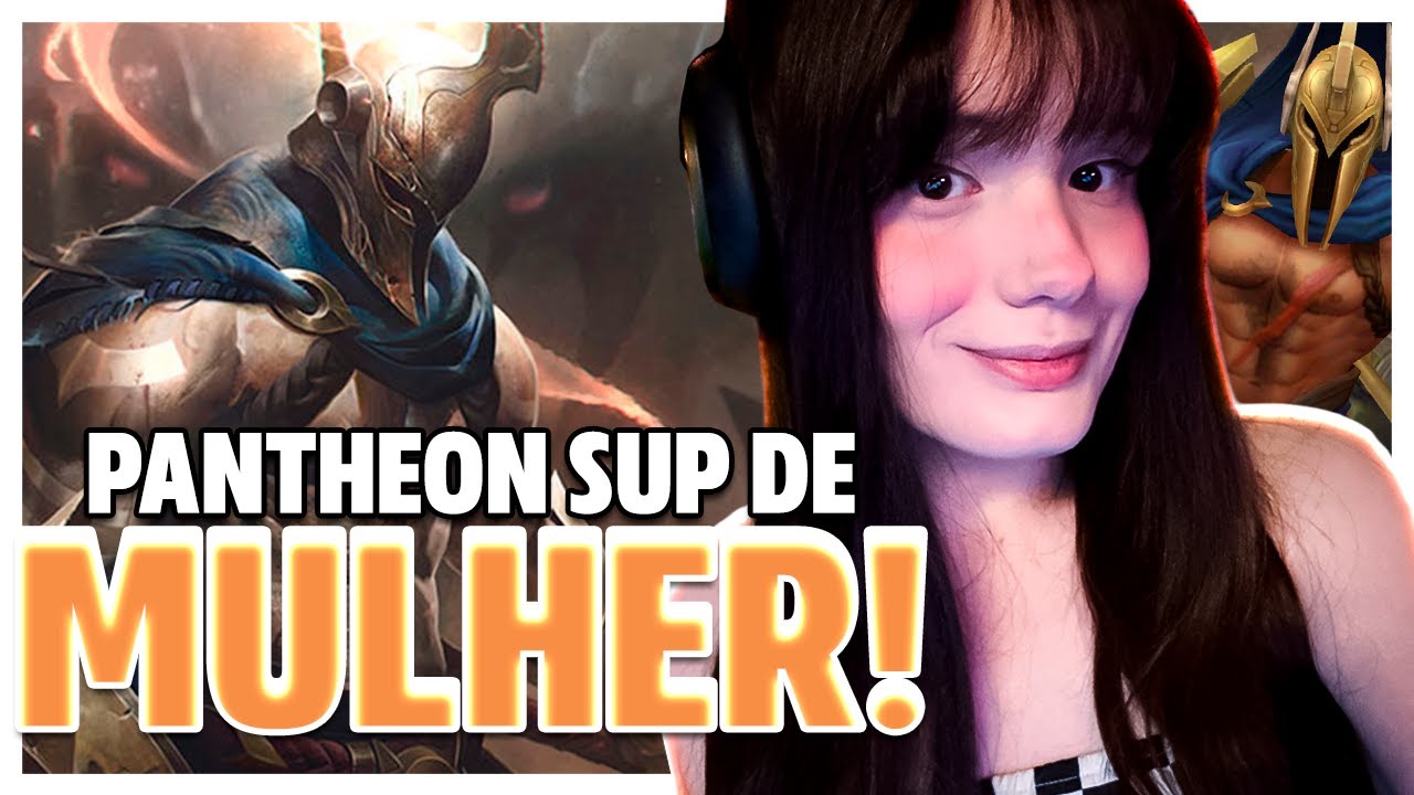 LOL: CARREGUEI MEU NAMORADO RUIMZINHO LOW ELO DE PANTHEON SUP! | Sabrinoca