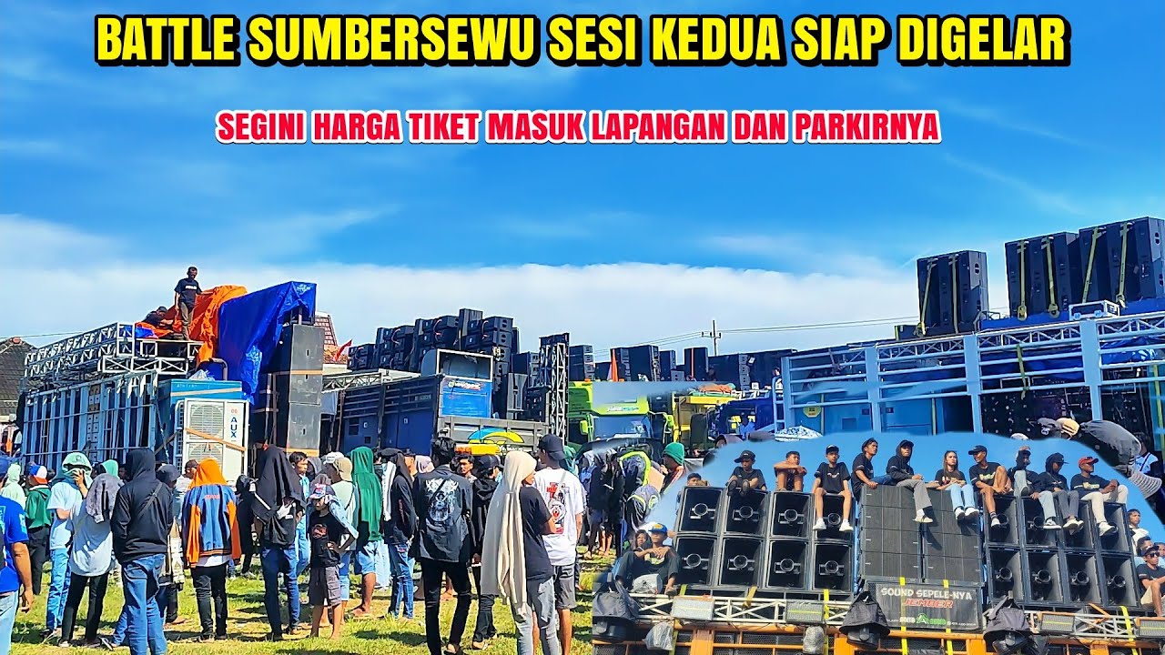 Battle sesi kedua akan kembali di gelar, segini info HTM dan parkir sumbersewu