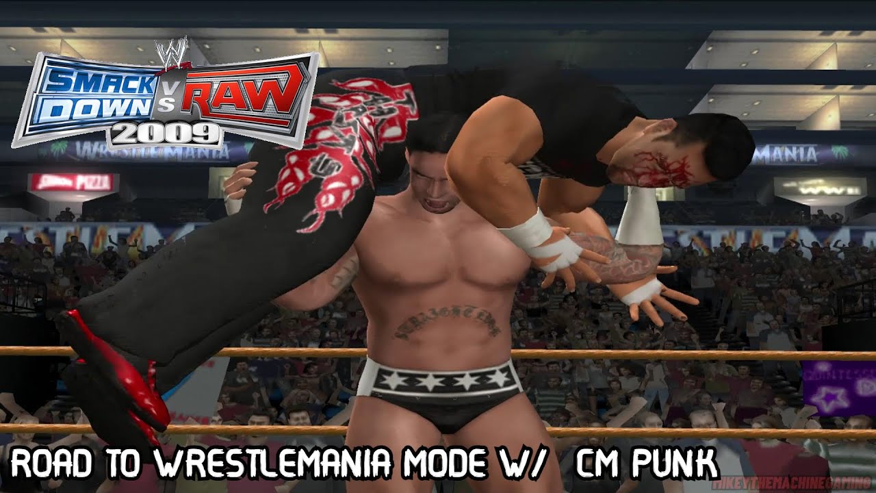 WWE SmackDown! vs. Raw 2009 - Road To WrestleMania W/ CM Punk (PlayStation 2)