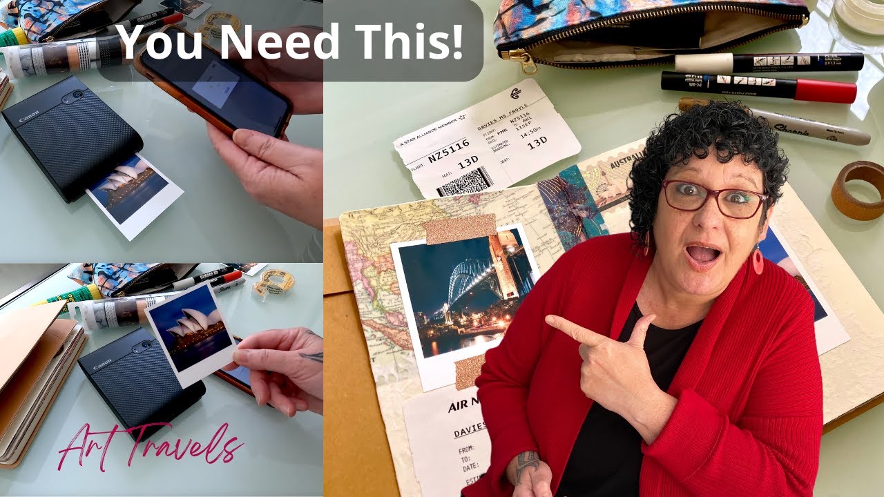 The Best Tip / Tool For Making Collage Art While You Travel: Canon Selphy Square
