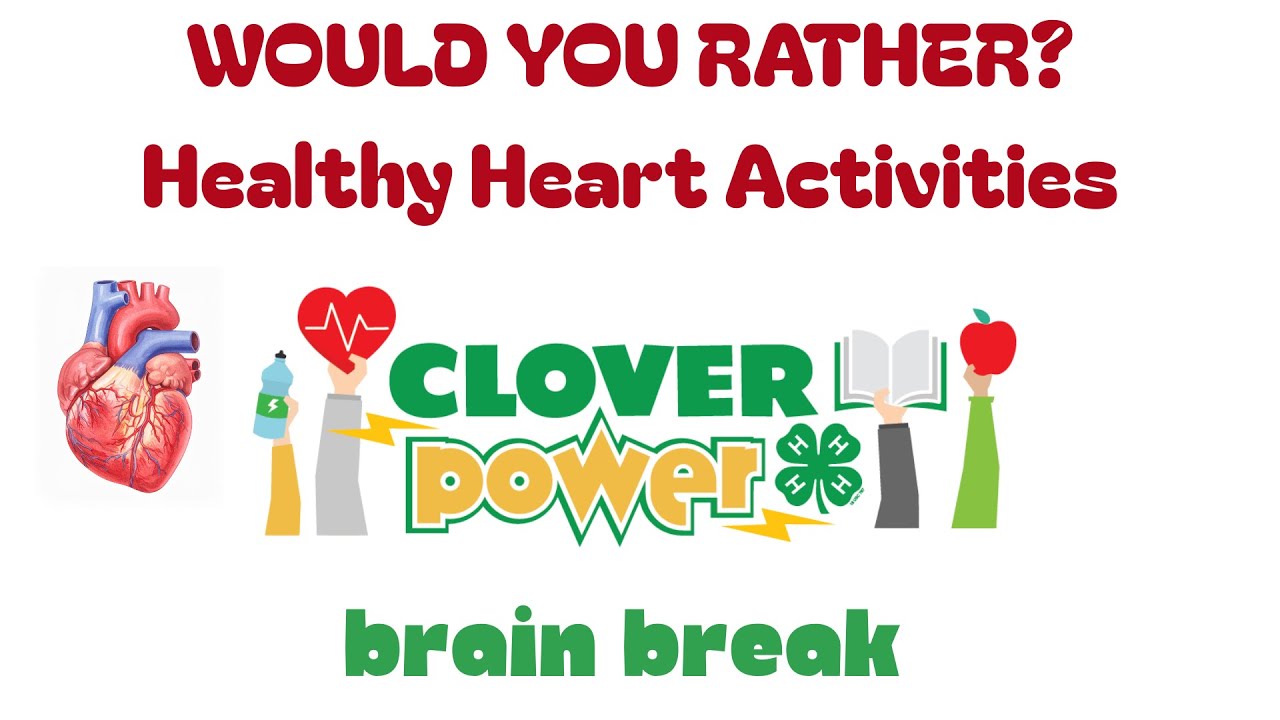 Brain Break- Would You Rather Healthy Heart Activities #wouldyourather #brainbreaksforkids