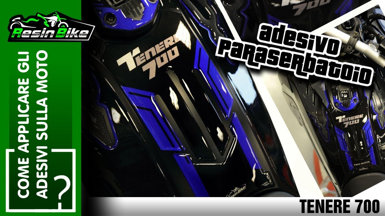 TENERE 700 Adesivo 3D Paraserbatoio RESIN BIKE