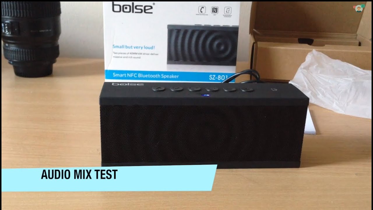 #2 AudioTest-Bolse SZ-801 Bluetooth Speaker