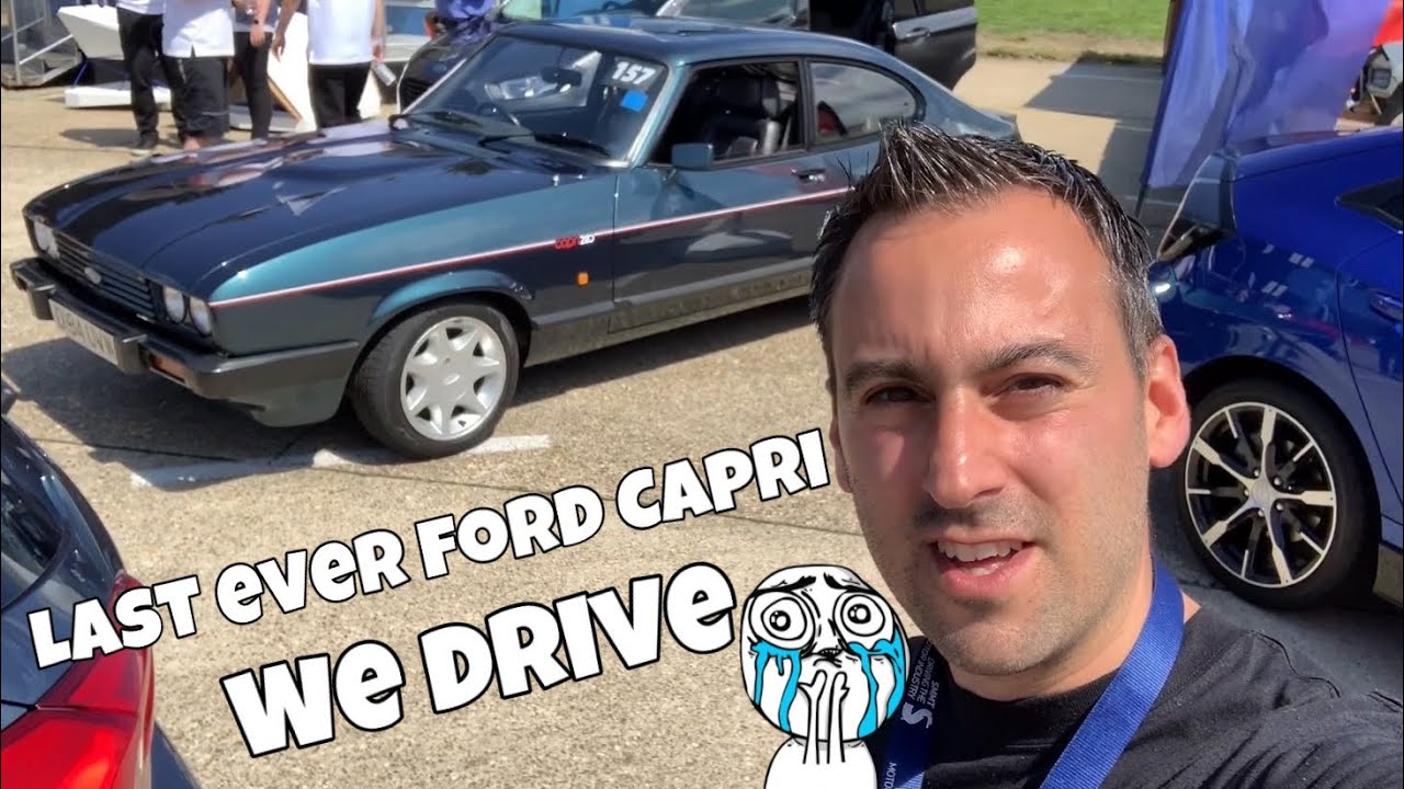 I drive the Last Ford Capri to roll of the production line at Ford  -1987 Ford Capri 280 Brooklands