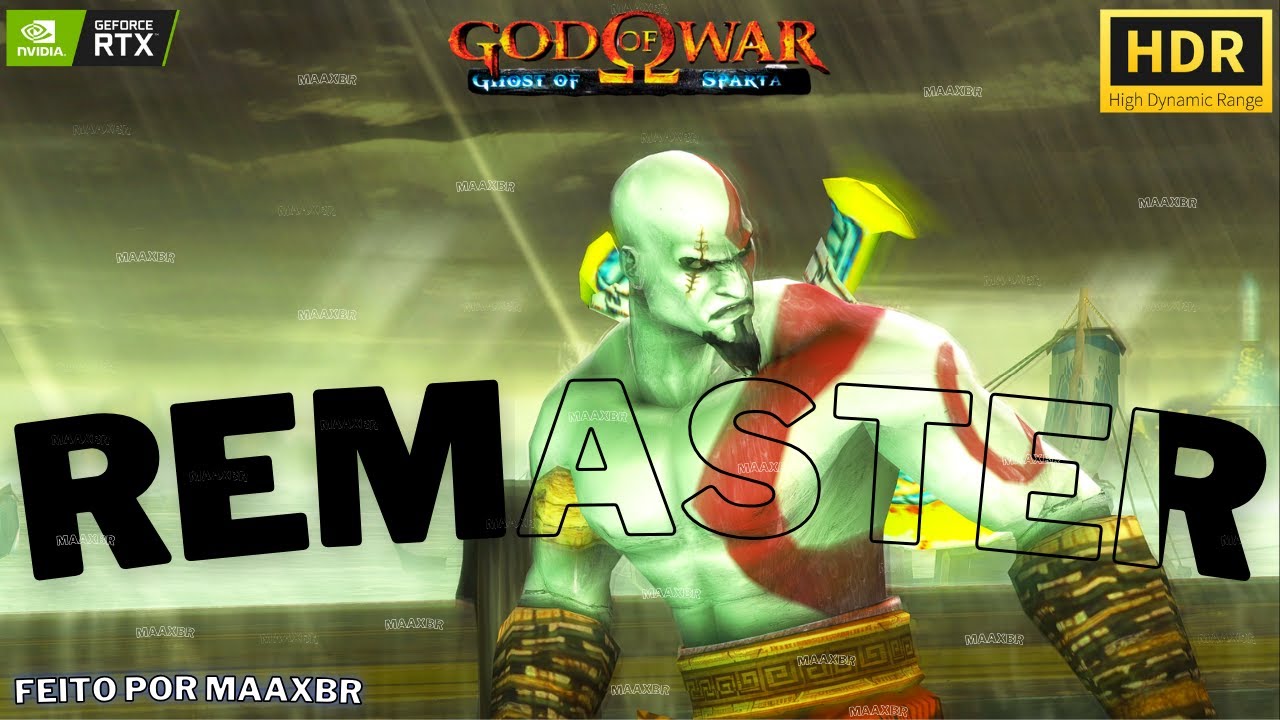 Incríveeel !! God of War Ghost of Sparta HDR REMASTERED