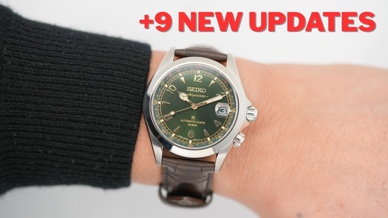 Seiko UPDATED The Fan Favorite Alpinist Watch | 9 NEW Changes