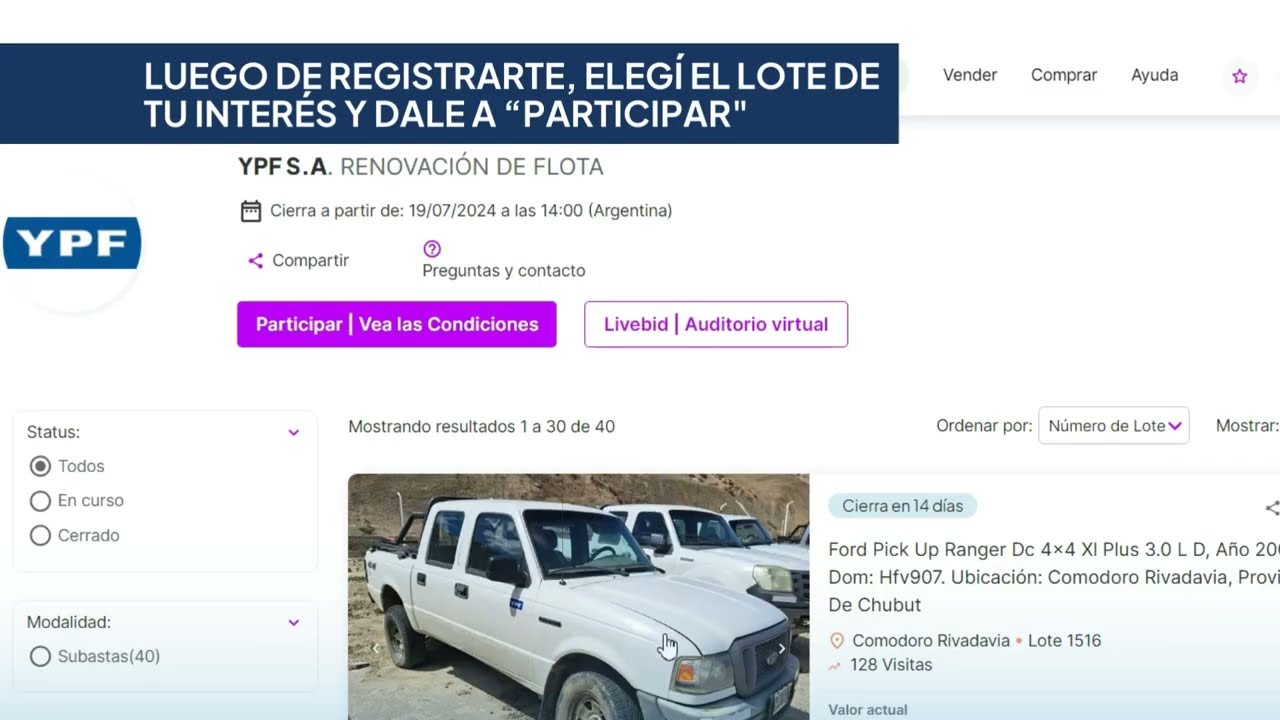&iquest;C&oacute;mo participar de las subastas? | Gu&iacute;a r&aacute;pida de Narvaezbid