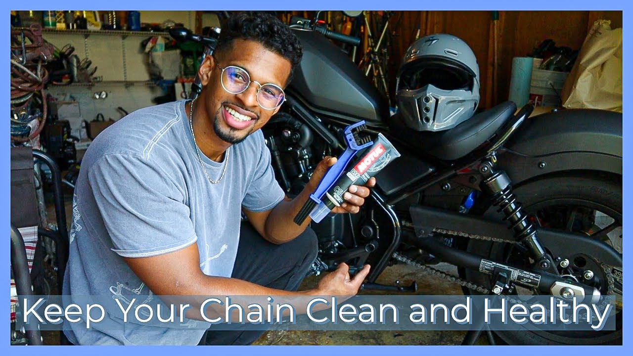 Honda Rebel 500 Chain Cleaning and Greasing
