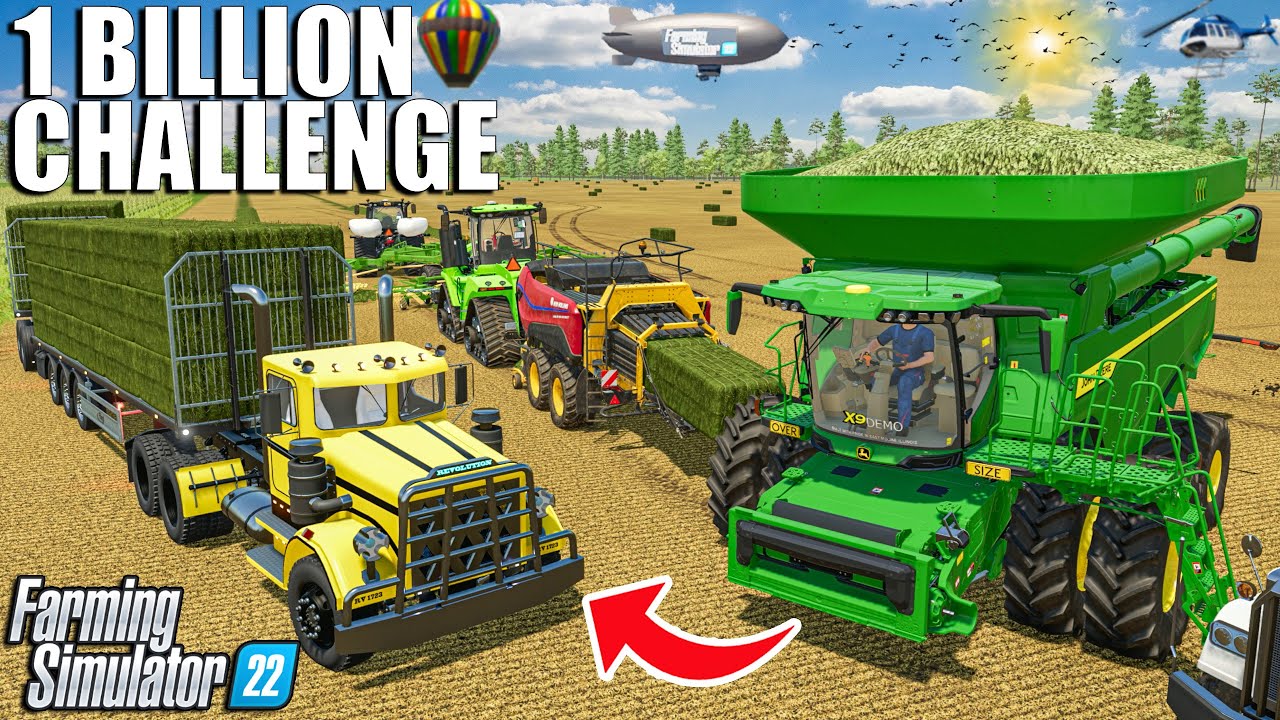 I MADE MILLIONS turning HEMP into FIBERS | 1 BILLION Challenge | Farming Simulator 22