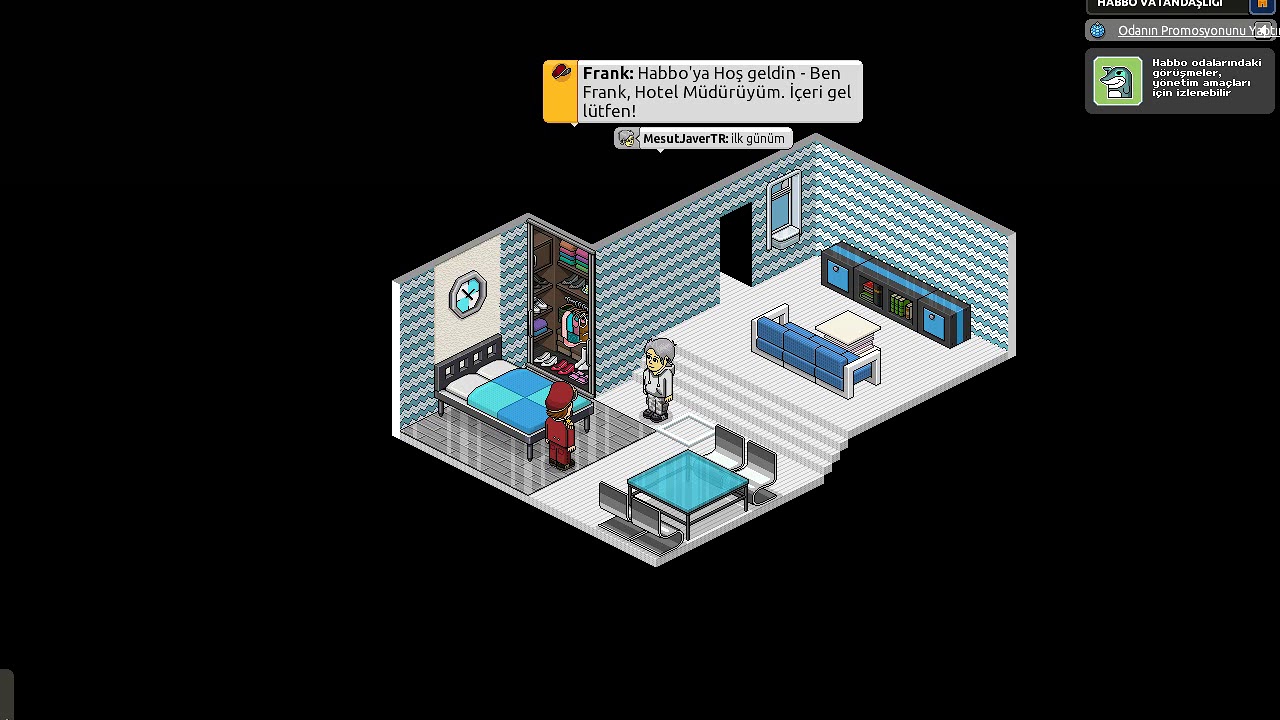 Habbo Oynuyoruz B&ouml;l&uuml;m 1 (habbo.com.tr ilk g&uuml;n&uuml;m)