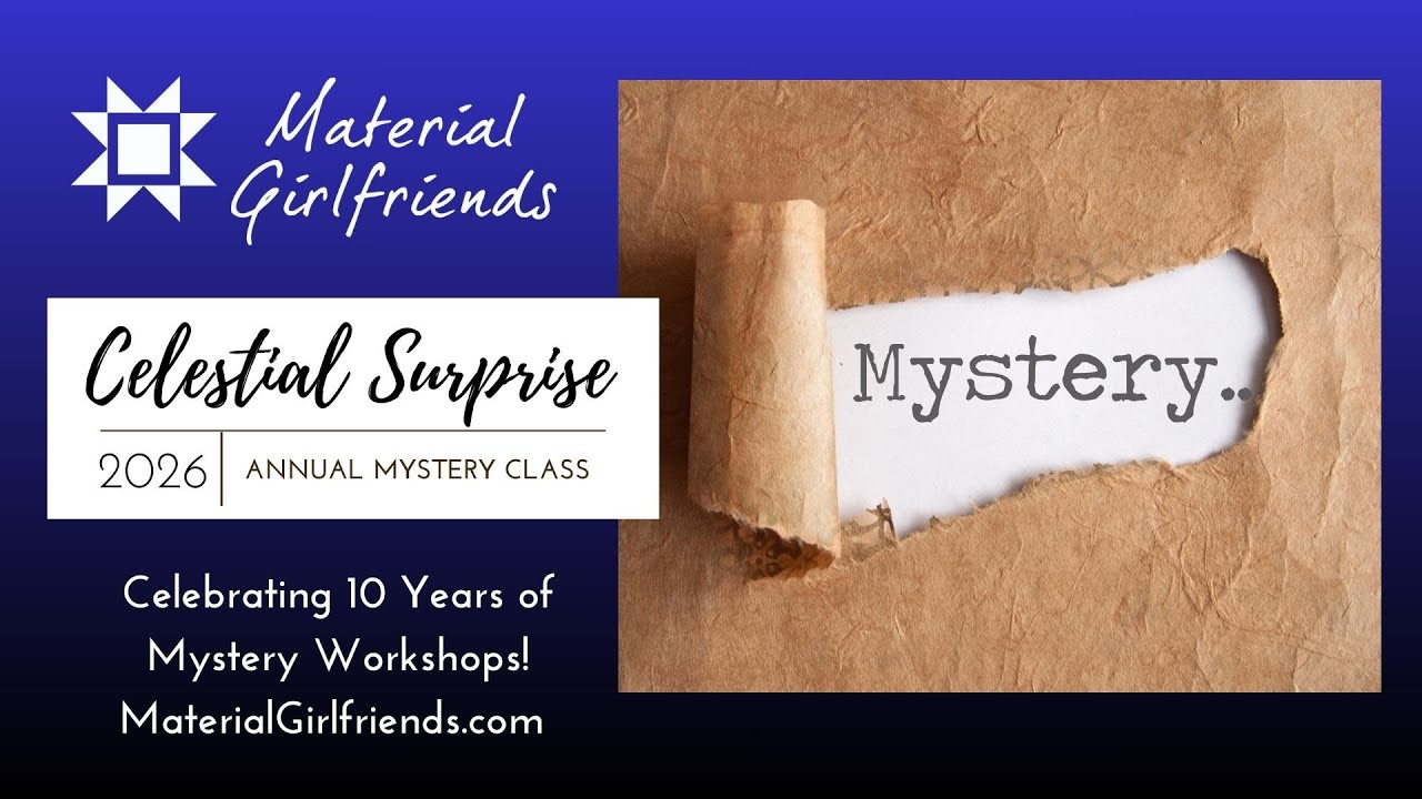 Celebrating 10 years of Mystery Workshops! Join us February 2026 for Celestial Surprise!