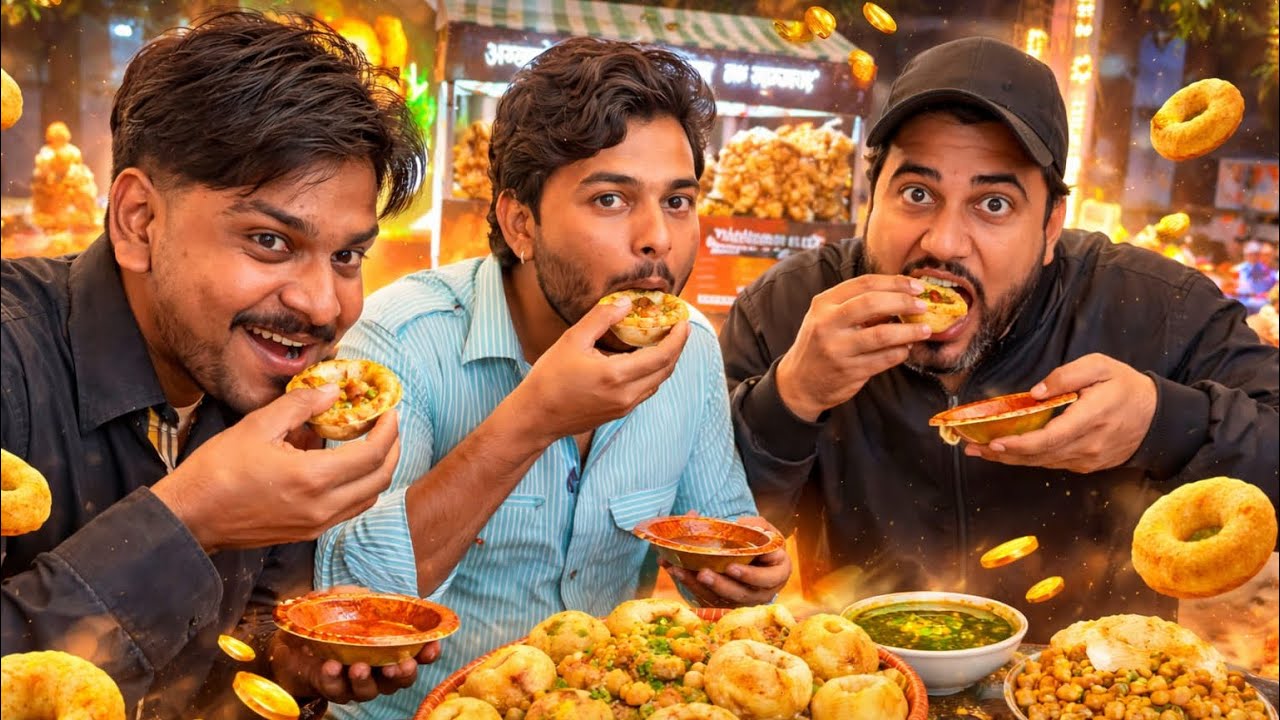 Gagan vikram or saini saab ke beech pani poori competition 