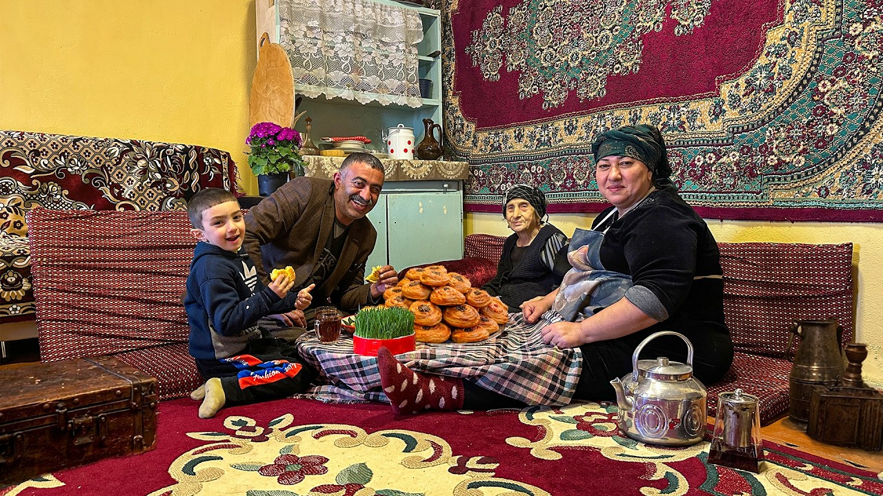 День в деревенском доме у бабушки – Вкусное семейное чаепитие – Традиционный рецепт Гогал!