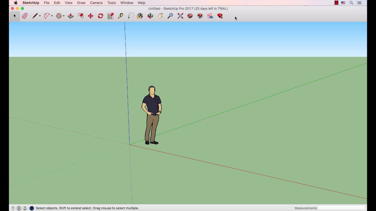 1ο Μάθημα SketchUp - Περιβάλλον Εργασίας του προγράμματος