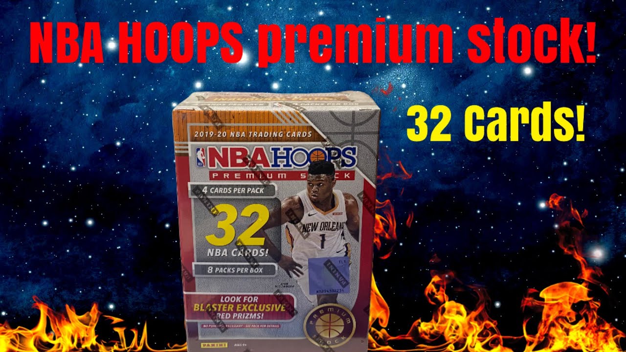 2019-20 NBA Hoops Premium Stock Retail Blaster Box Zion Williamson Rookie Hit!