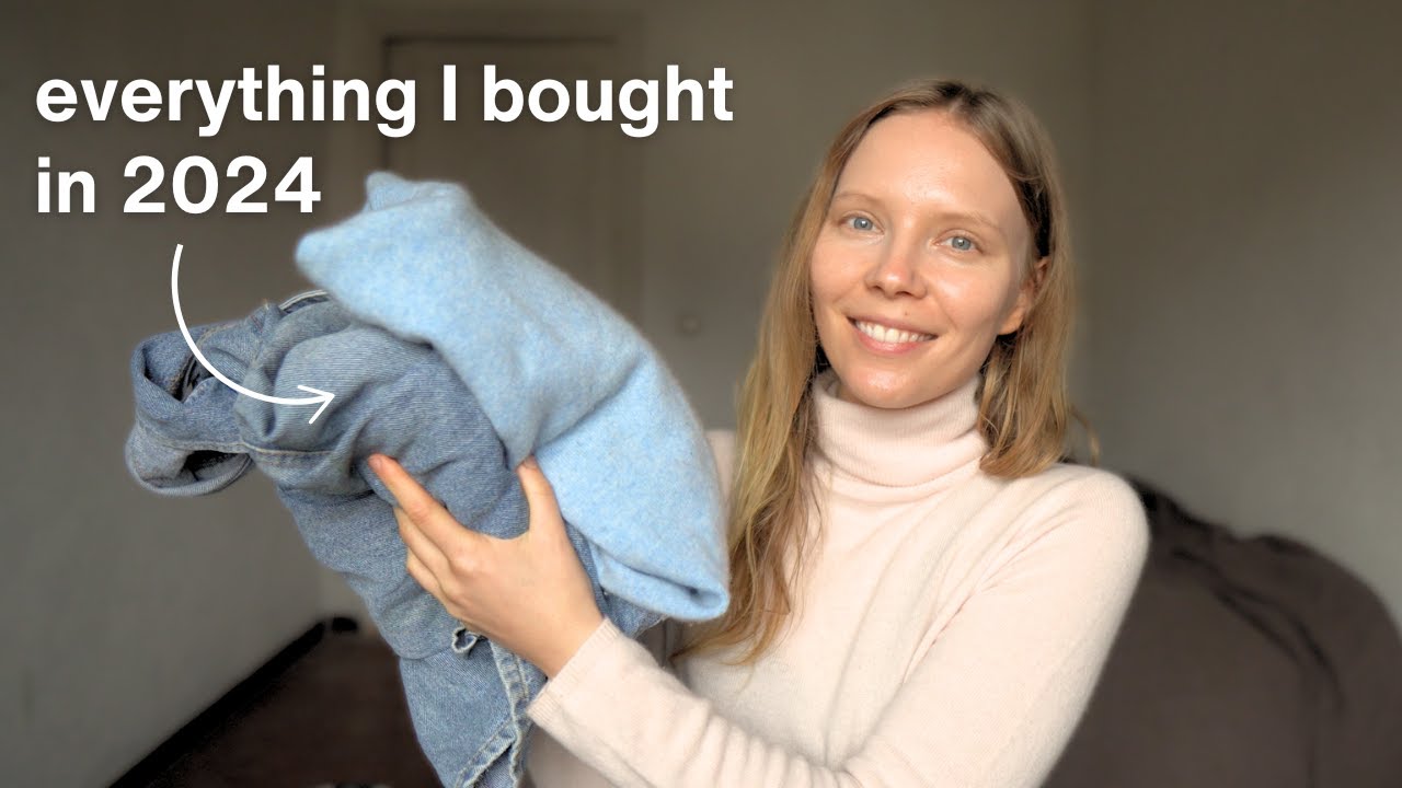 Everything I Bought in 2024 (minimalist & low buy year)