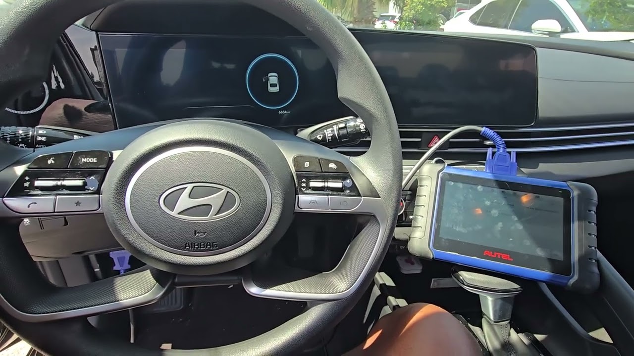2024 Hyundai Elantra smart key programmimg add a key Autel IM508 Lakelandcarkeys.com