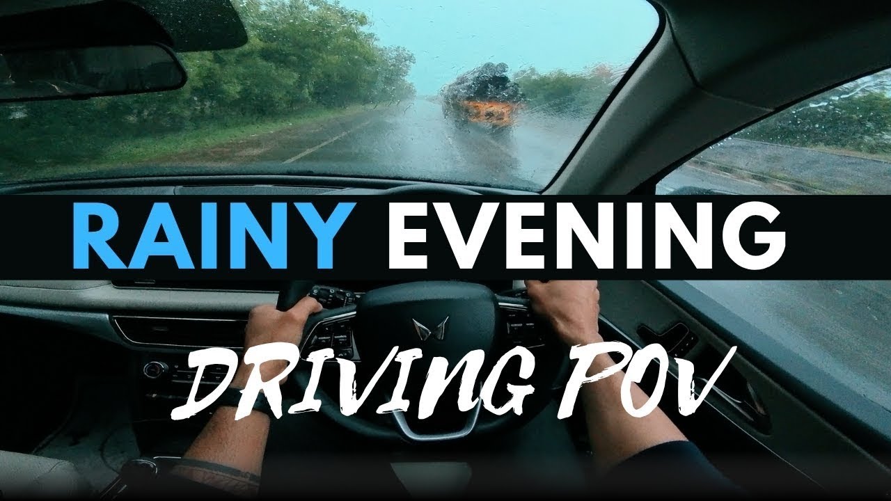 Rainy day Evergreen Mashup 2025 with Mahindra XUV700 AX5  | Best CarDriving Songs 