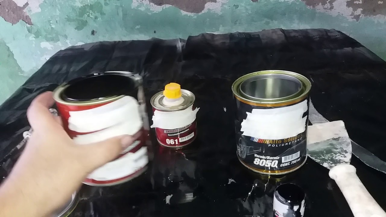 Como fazer tinta black piano - pu espelhado- pintura Black piano - link na decriação para ver result
