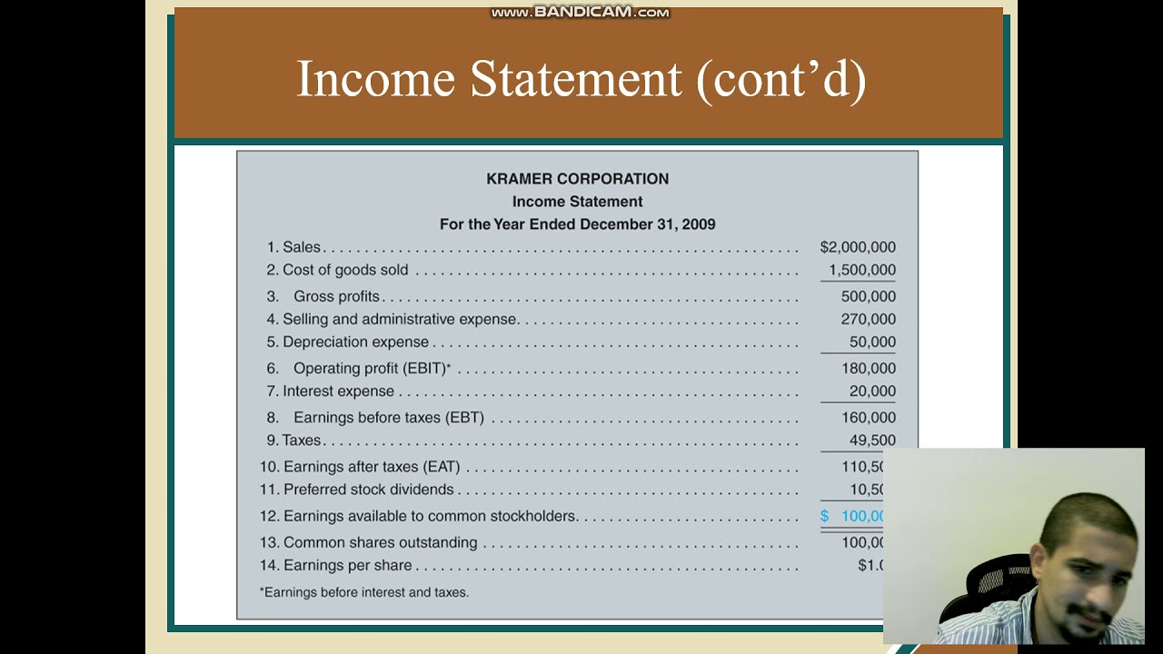 Income statement شرح قائمة الدخل المالي بشكل مبسط