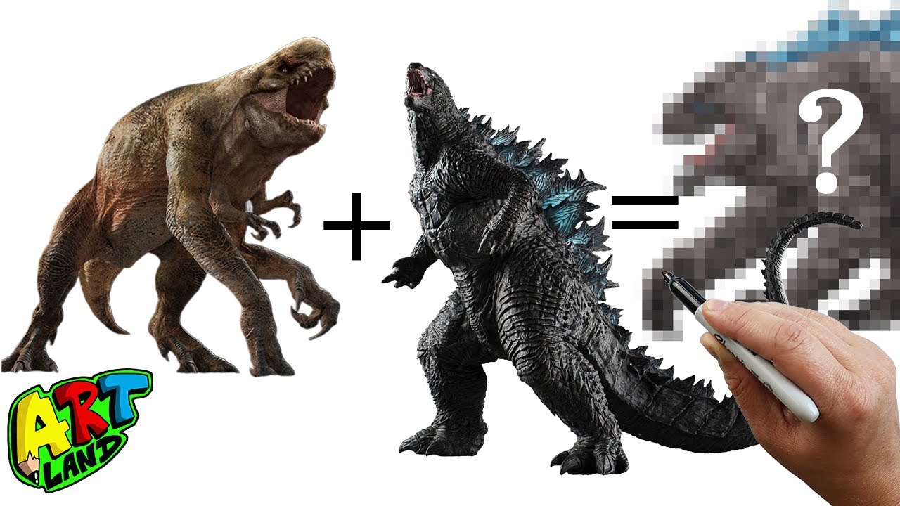 How to Draw Godzilla D-Rex Hybrid