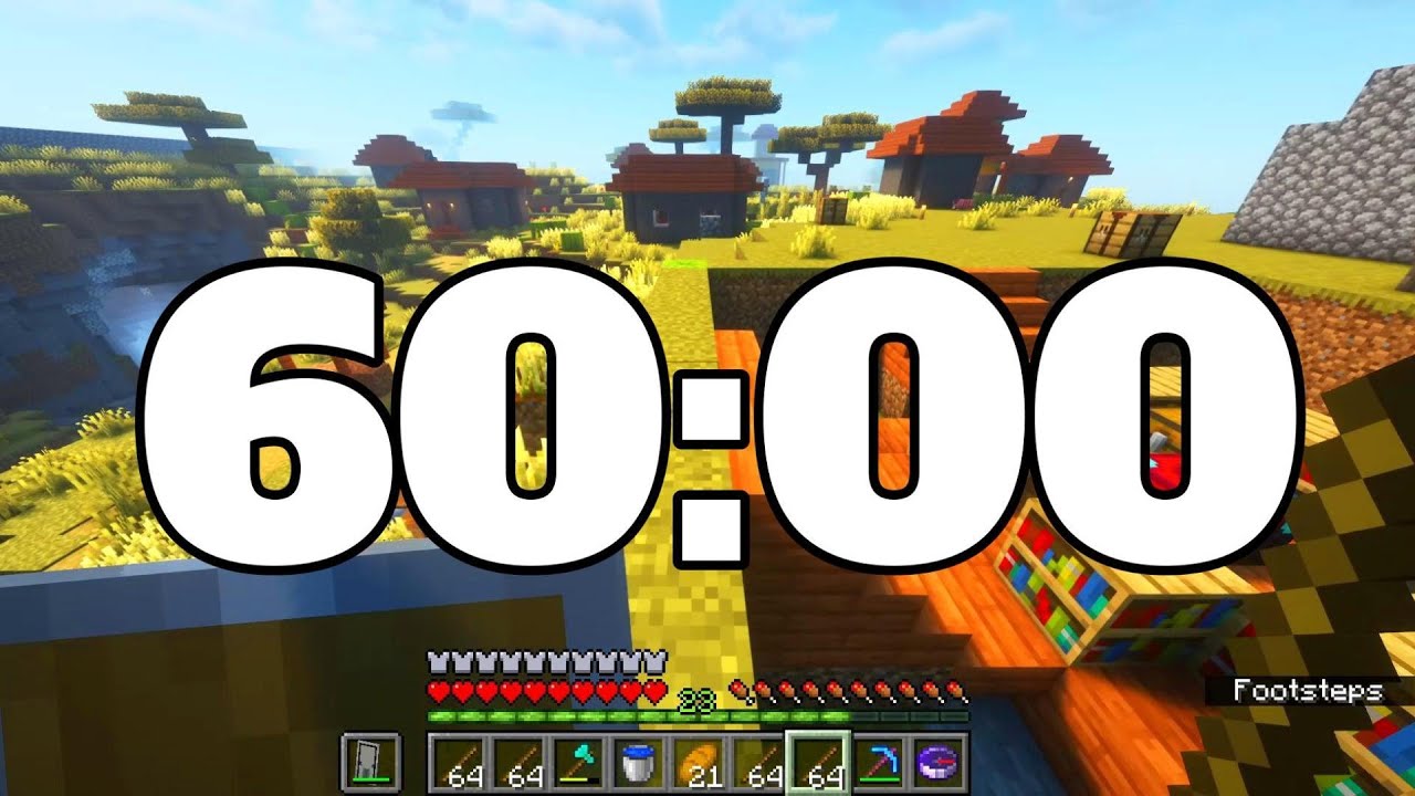 60 MIN MINECRAFT TIMER
