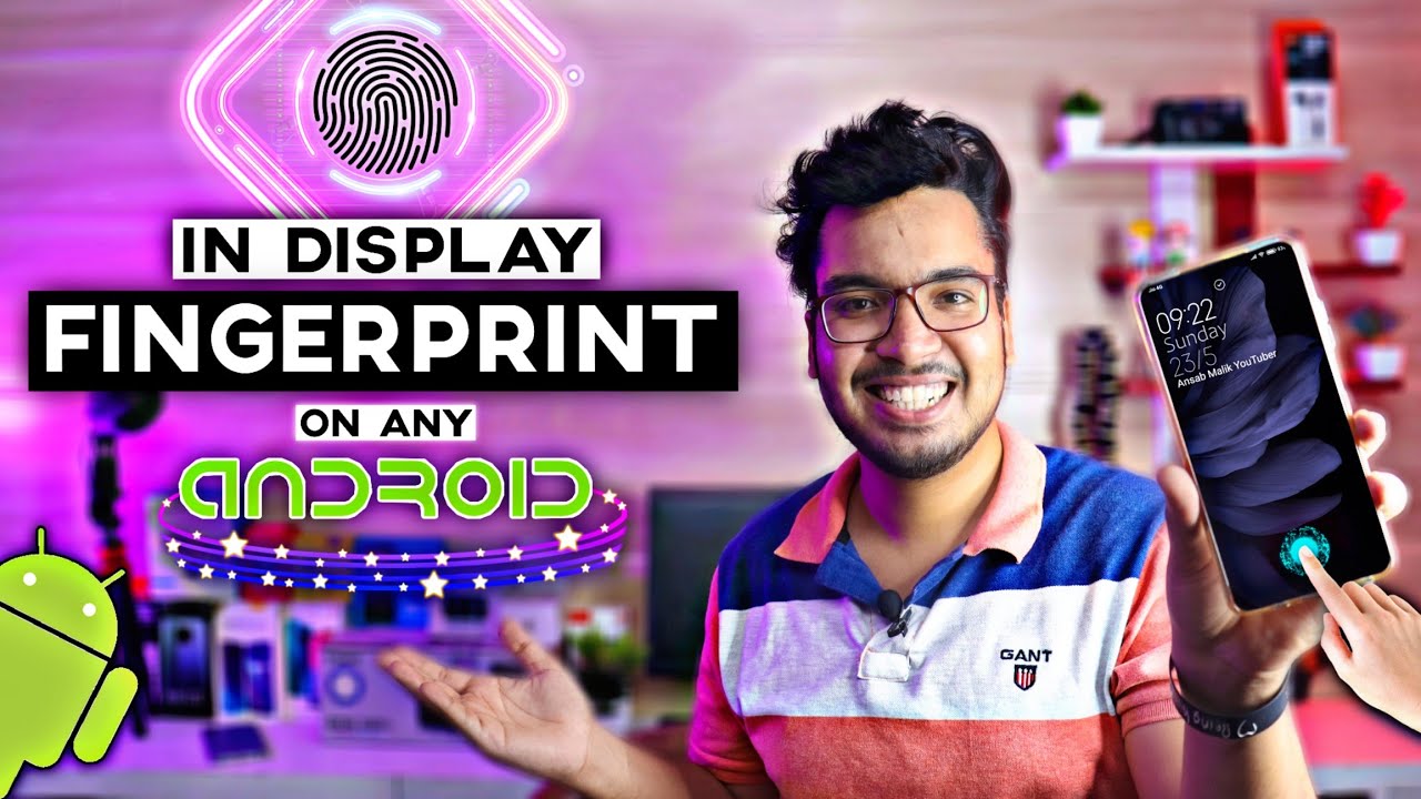 How To Get In Display Fingerprint Lock On Android || 100% Secure and Working || [HINDI-हिन्दी] 🔥