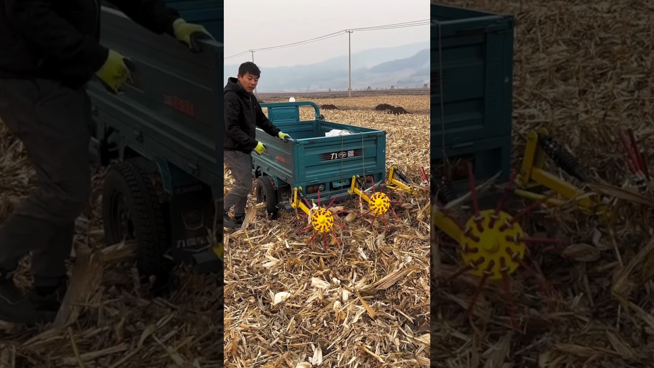 Amazing farming tool for rural farmers | Helpful farming gears for corn farming #shorts #tools