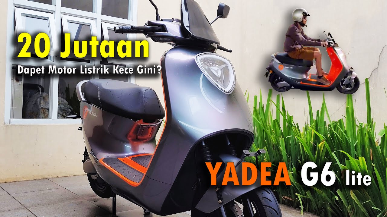 Review Singkat Motor Listrik Yadea G6 | Test Ride Yadea G6 lite