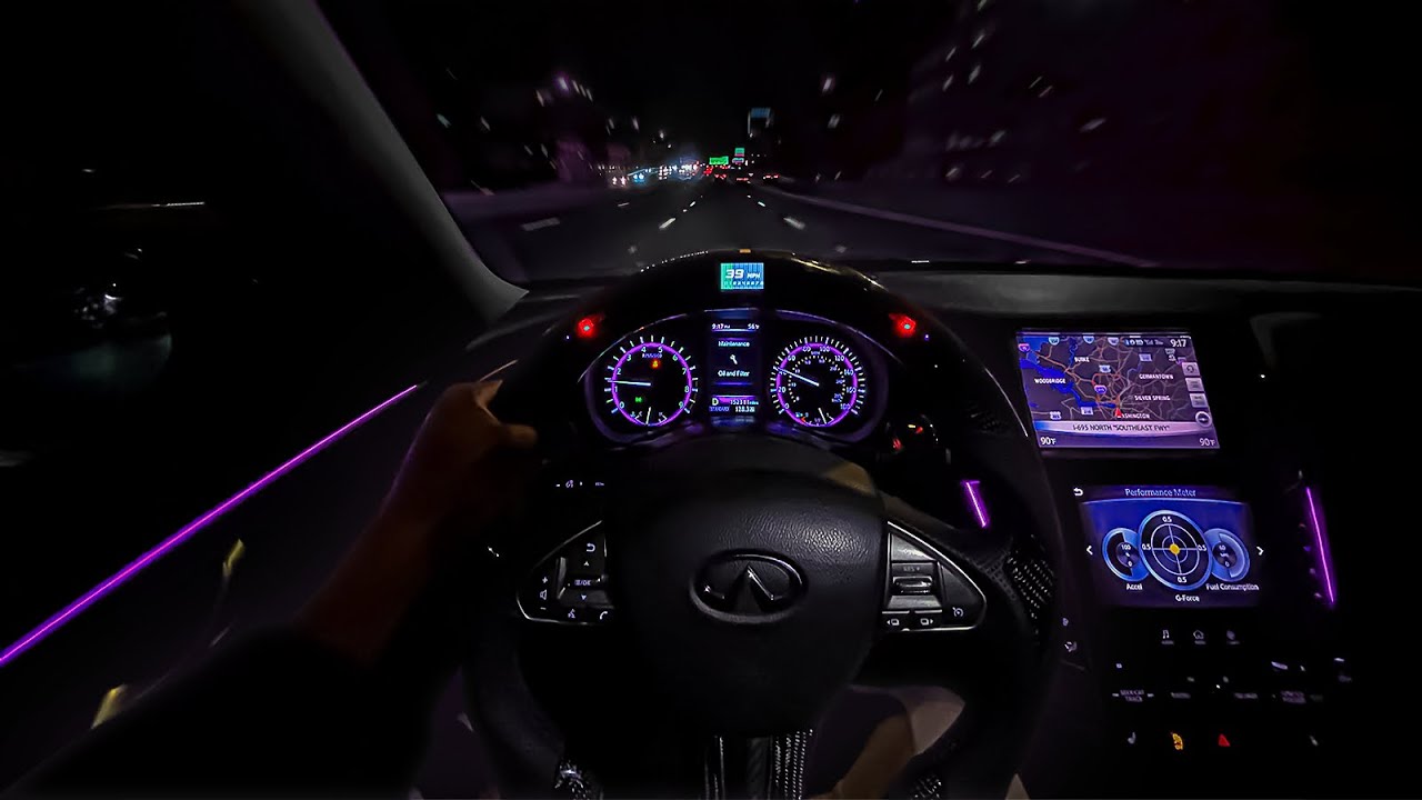 Late Night POV Drive With My NEW Custom LED Steering Wheel… This Looks INSANE 😳