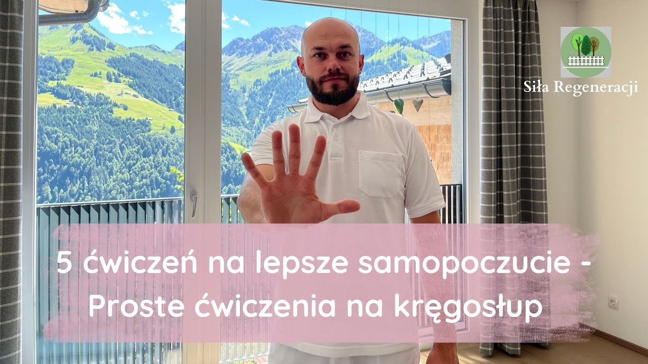 5 ćwiczeń na lepsze samopoczucie - proste ćwiczenia na kręgosłup