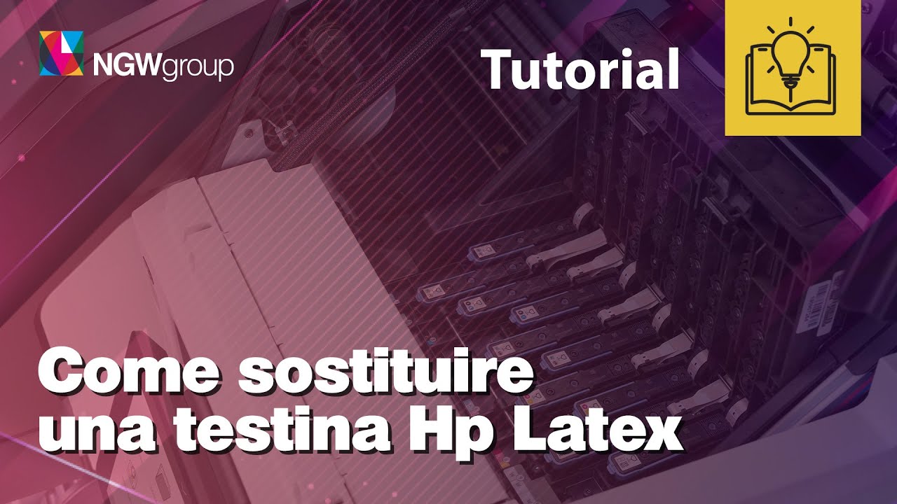 Hp Latex 800  - Come sostituire una testina