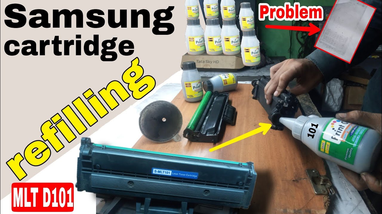 Samsung Cartridge Refilling 101 | How to refill Samsung MLT-D111S | स्टेप बाय स्टेप रिफिलिंग कार्टेज
