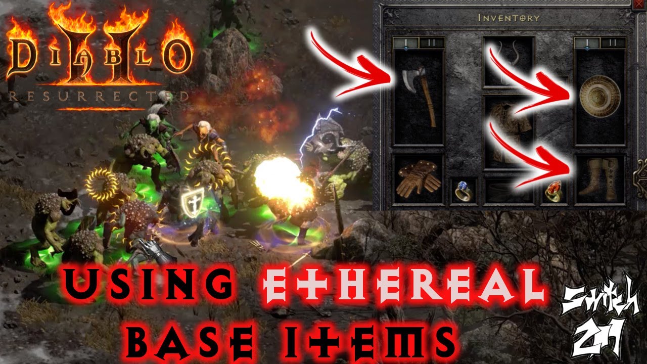When To Use Ethereal Base Items For Runewords/Uniques And Why - Diablo 2 Resurrected
