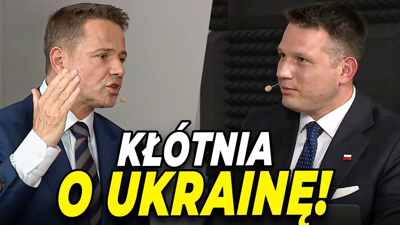 OSTRA DYSKUSJA NA TEMAT UKRIANY - TRZASKOWSKI VS MENTZEN