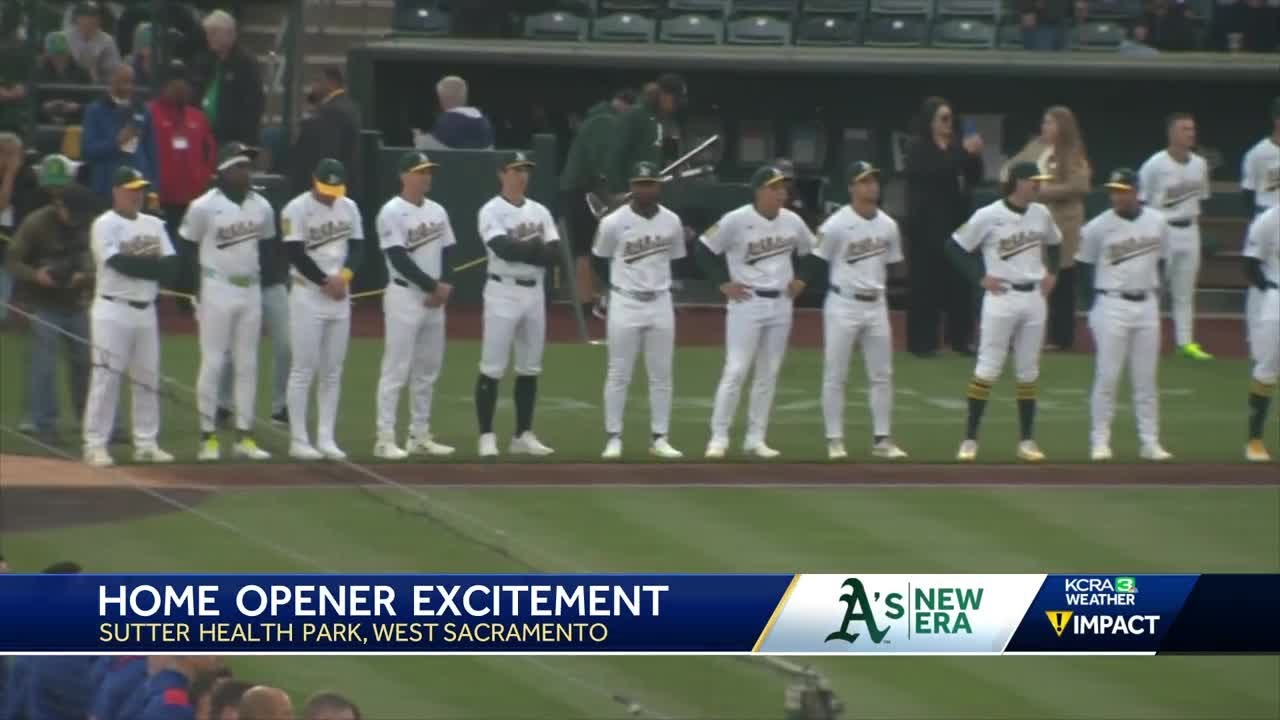 A's Home Opener | History made as Athletics begin tenure in Sacramento