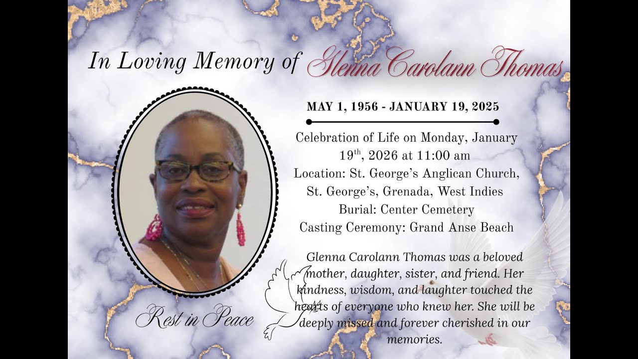 Funeral Of Glenna Carolann Thomas