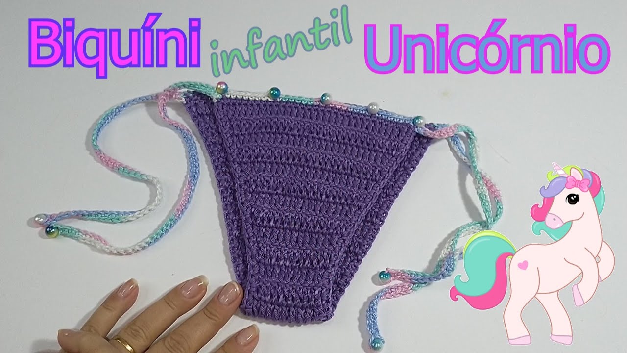 BIQUÍNI INFANTIL UNICÓRNIO