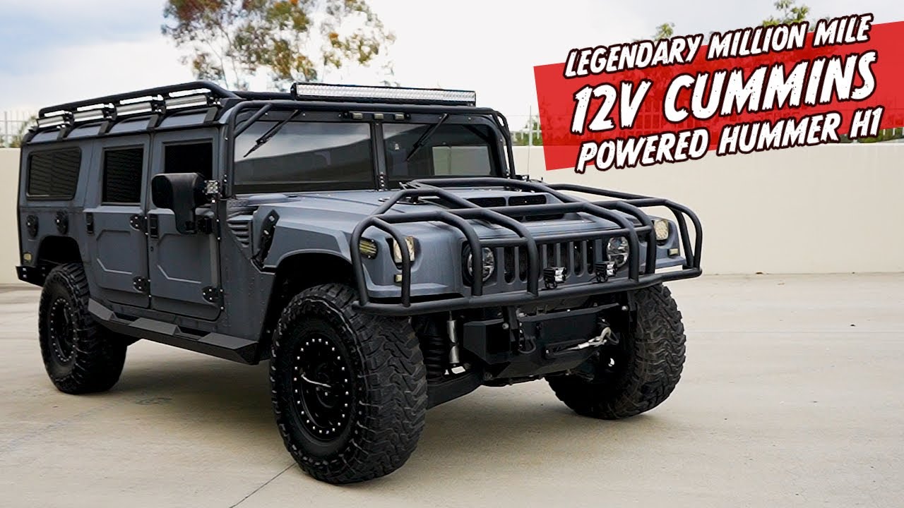 Легендарный 12-вольтовый двигатель Cummins Hummer H1 с пробегом в миллион миль