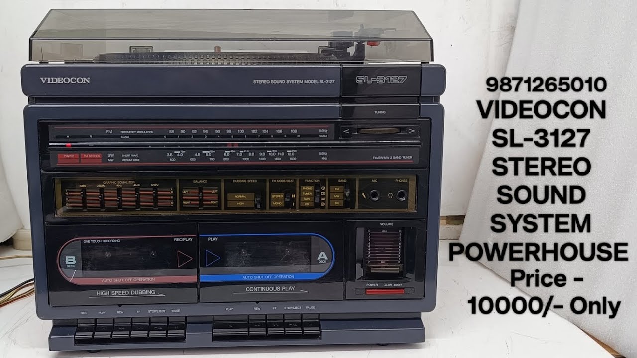 VIDEOCON SL-3127 STEREO POWERHOUSE Price - 10000/- Only Contact No - 9871265010