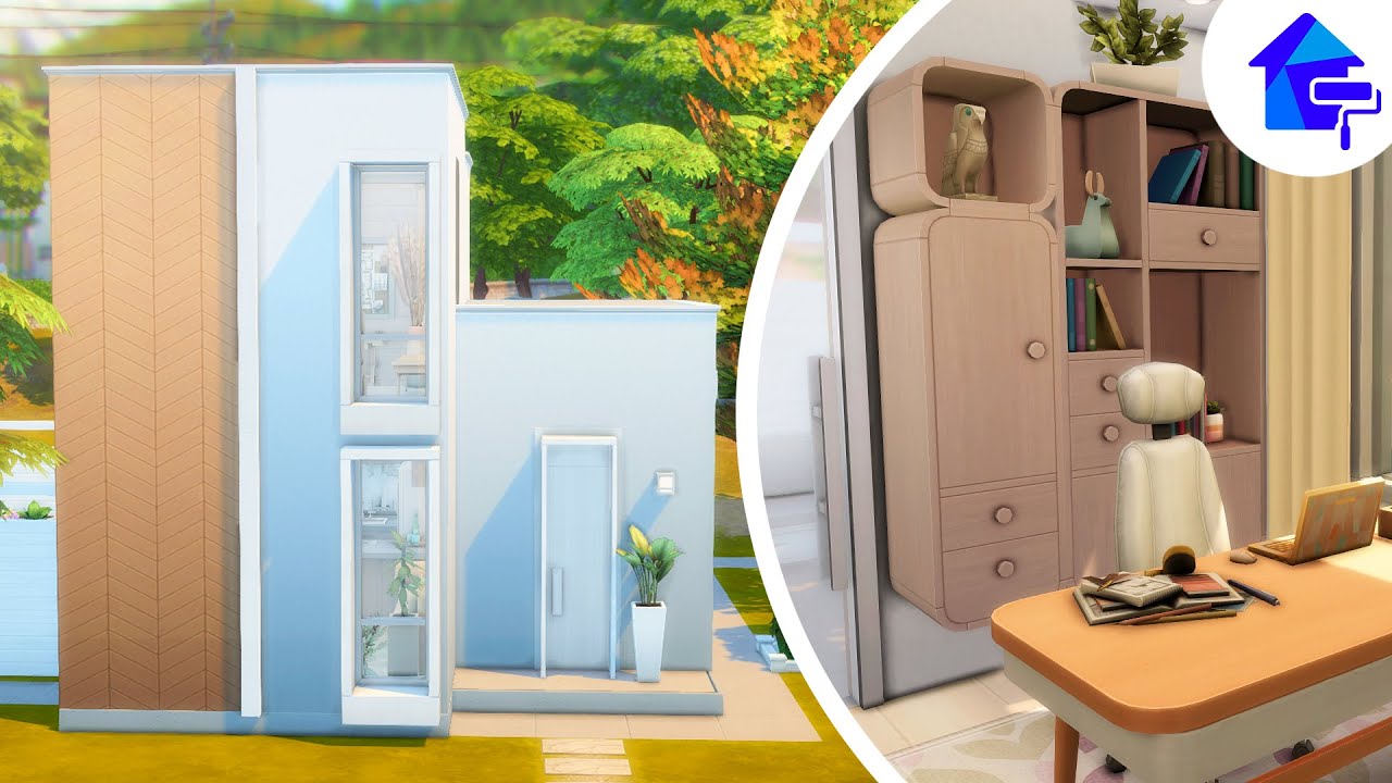 Tiny House do Decorador + Escritório | The Sims 4 Decoração dos Sonhos | Construção
