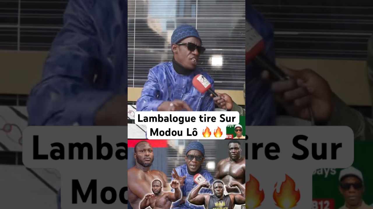 Lambalogue Tire Sur Modou L&ocirc; 🔥 #luttes&eacute;n&eacute;galaise #shorts #senegal #modoulo