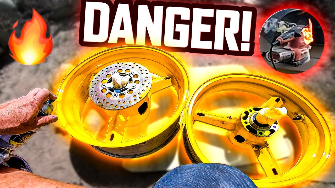 GOLD RIMS FOR GSXR & SANDER EXPLODES! 💥