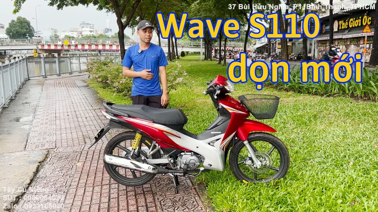 Xe Wave S110 Dọn Mới long lanh xịn xò tê tái
