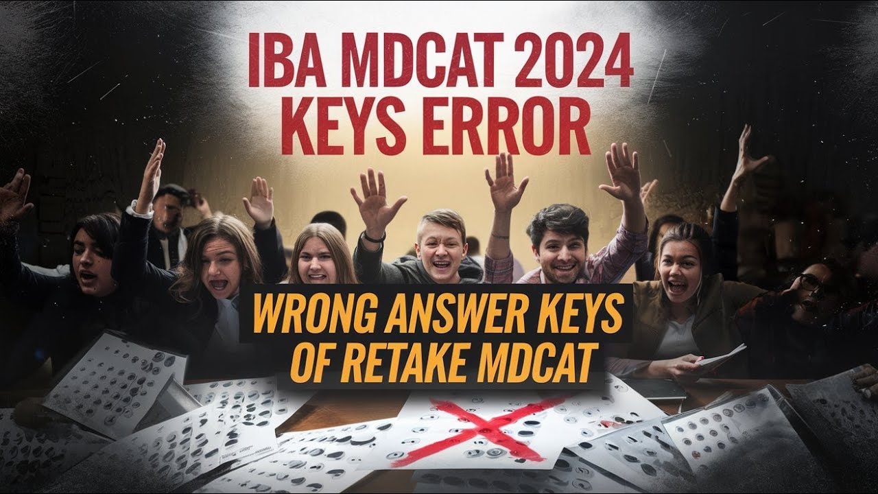 IBA MDCAT 2024 keys Eror | Wrong answer keys of retake MDCAT | MDCAT 2024 Retake