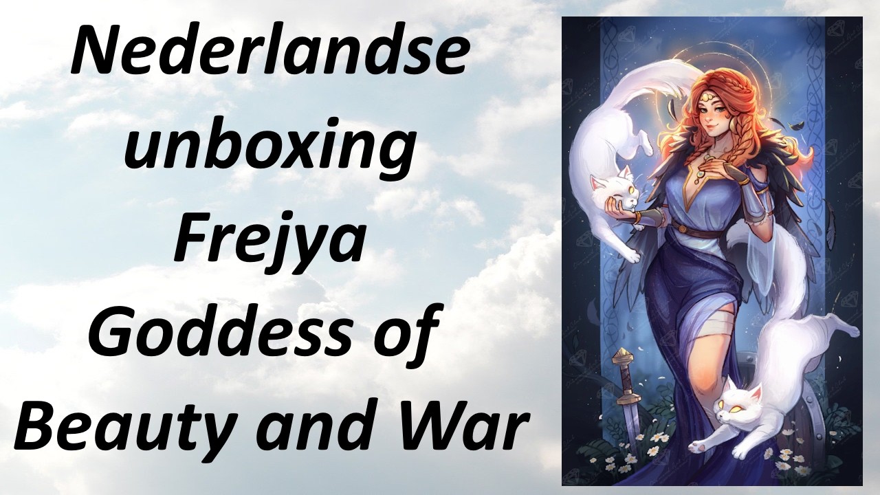 Nederlandse unboxing Frejya, Goddess of Beauty and War door ChrissaBug van Diamond Art Club