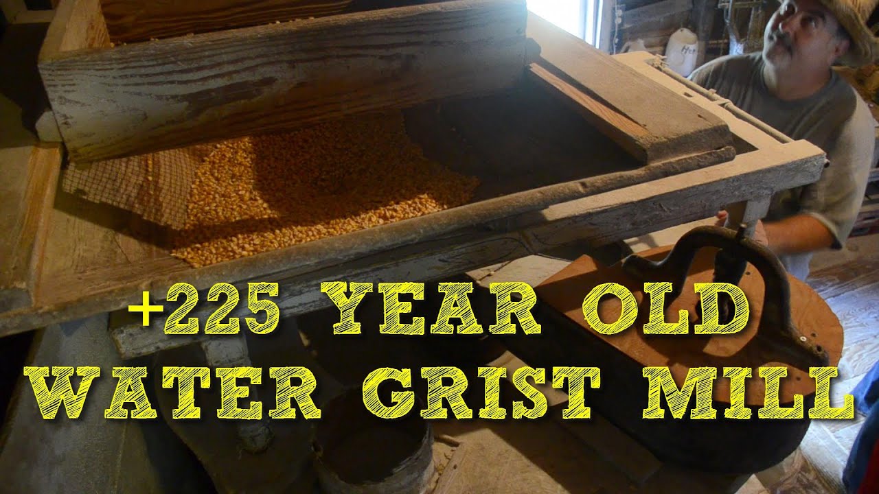 +225 Year Old Operating Water Powered Grist Mill