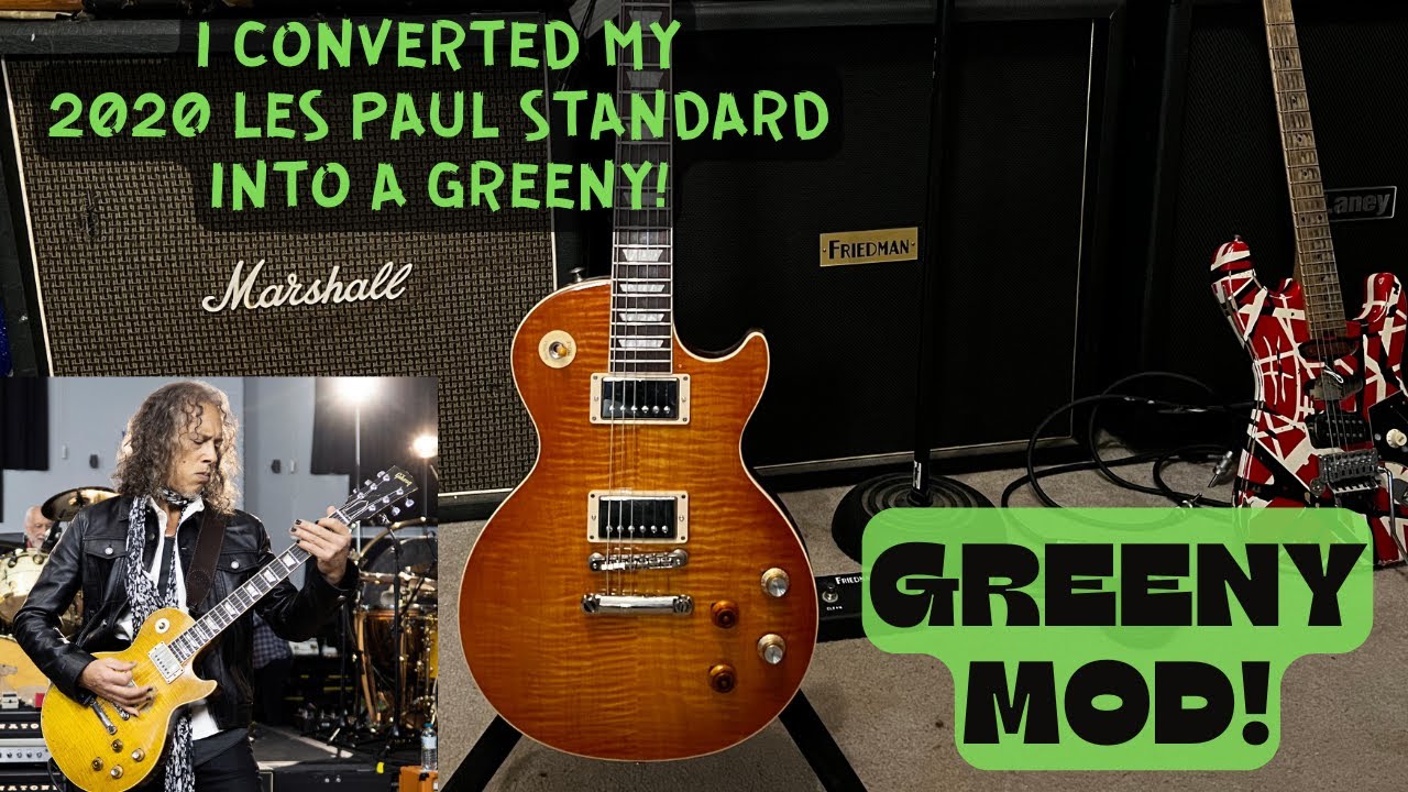 I Turned My 2020 Gibson Les Paul Standard Into A Greeny And It Sounds Amazing!