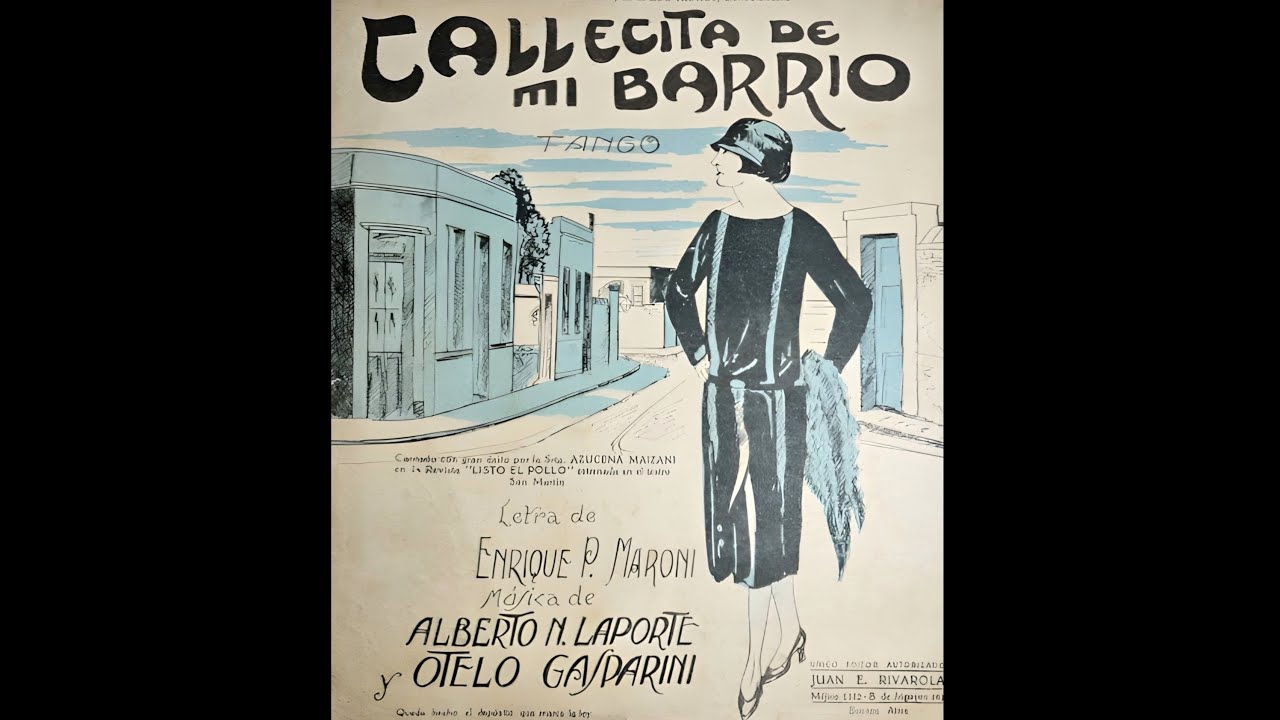 CALLECITA DE MI BARRIO » Rosita Quiroga (1925)