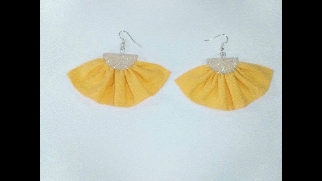 Aretes hechos con Material Reciclado # 11